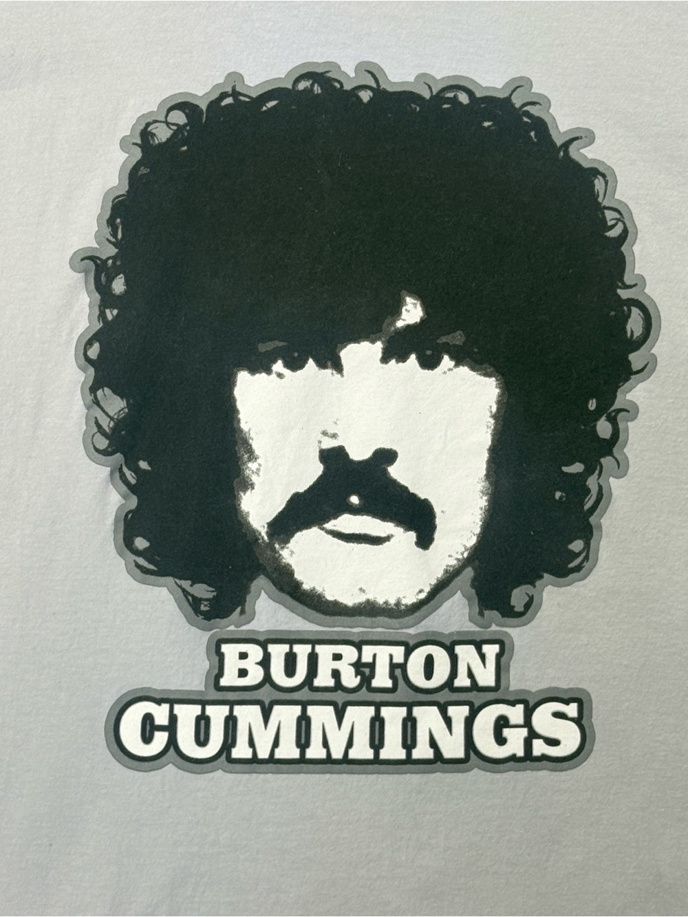 Alstyle Burton Cummings Guess Who Double Sided Graphic Cotton T-shirt Large 21”